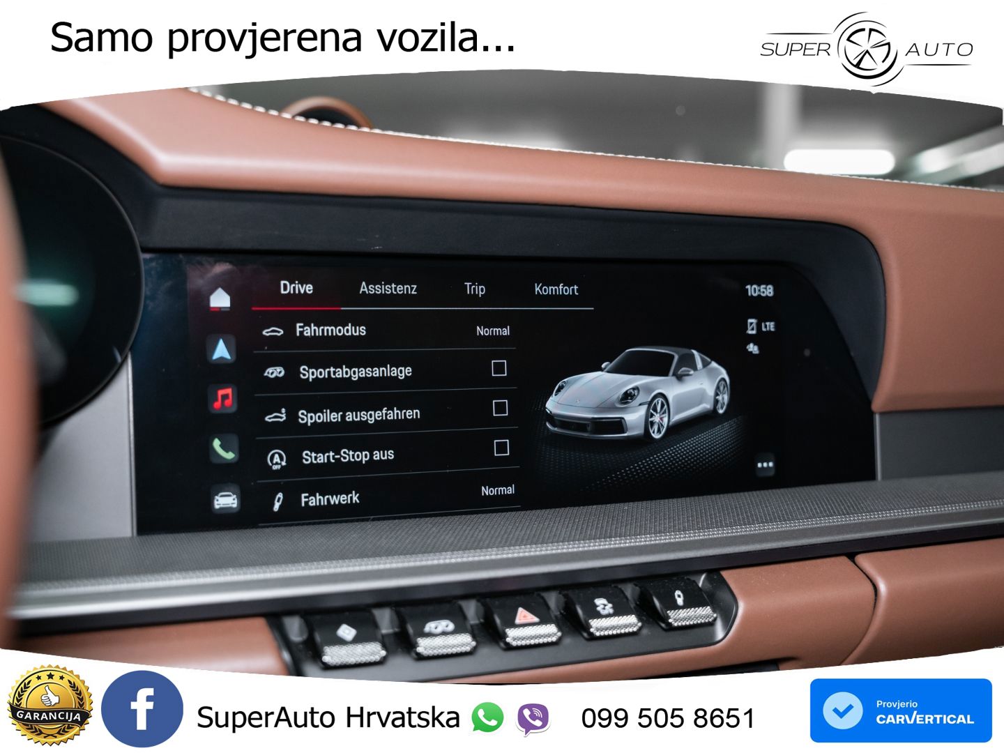 Porsche 911 Targa 4 3.0 (385 KS) PDK LED+GR SJED+ACC