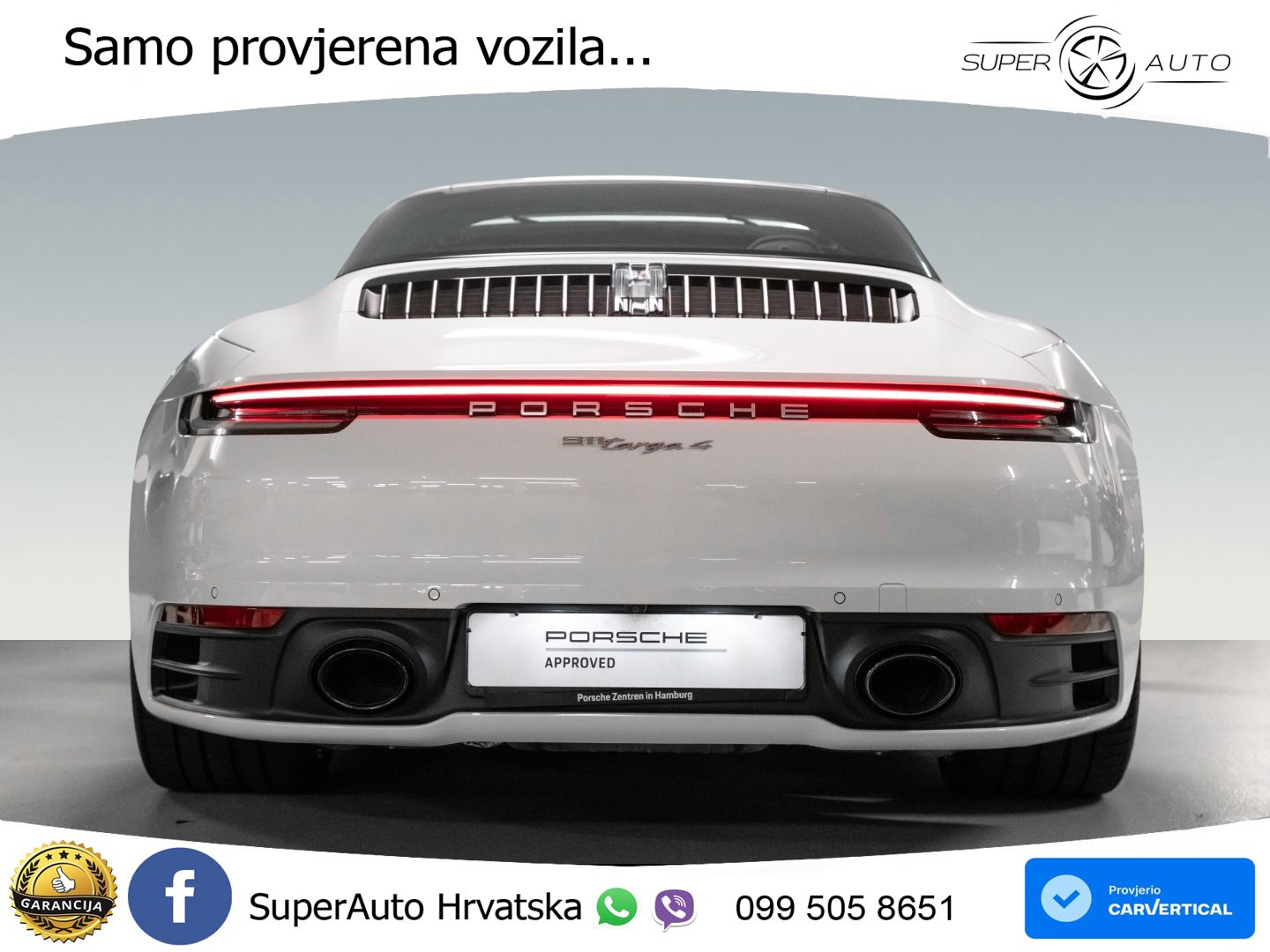 Porsche 911 Targa 4 3.0 (385 KS) PDK LED+GR SJED+ACC