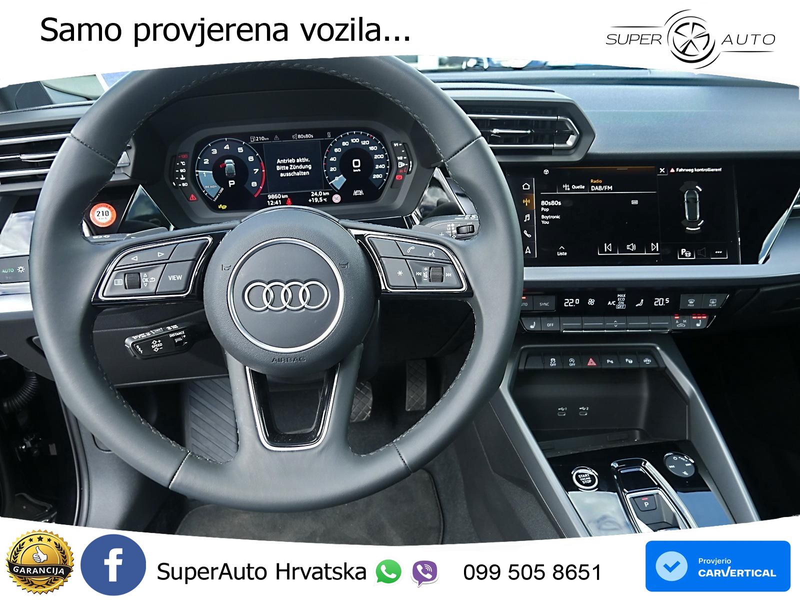Audi A3 Sportback 30 TFSI (116 KS) Mild Hybrid S tronic