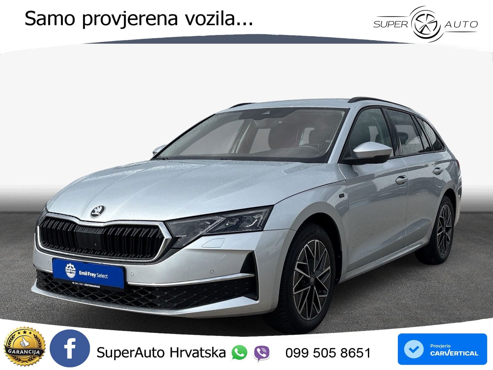 Škoda Octavia Combi 2.0 TDI (150 KS) DSG Selection LED+GR SJED+ACC