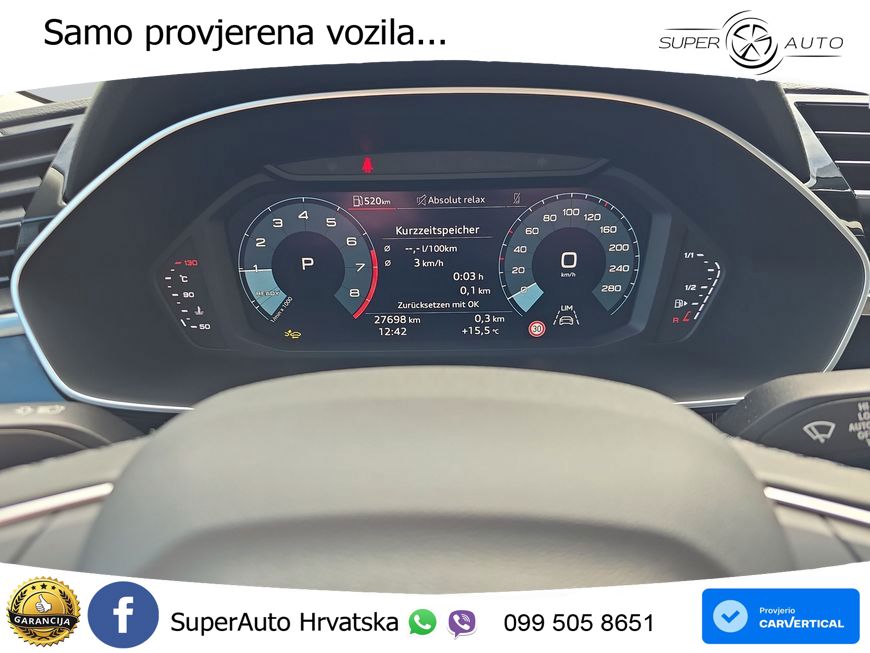 Audi Q3 1.5 TFSI (150 KS) S tronic S line