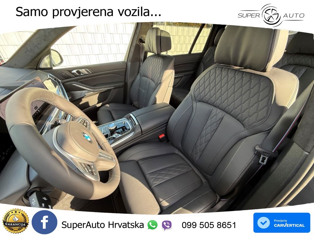BMW X7 40d (352 KS) xDrive Steptronic M Sport ZRAČNI+ACC+GR SJED+KAM+PANO