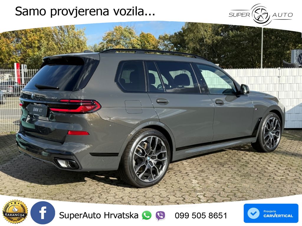 BMW X7 40d (352 KS) xDrive Steptronic M Sport ZRAČNI+ACC+GR SJED+KAM+PANO