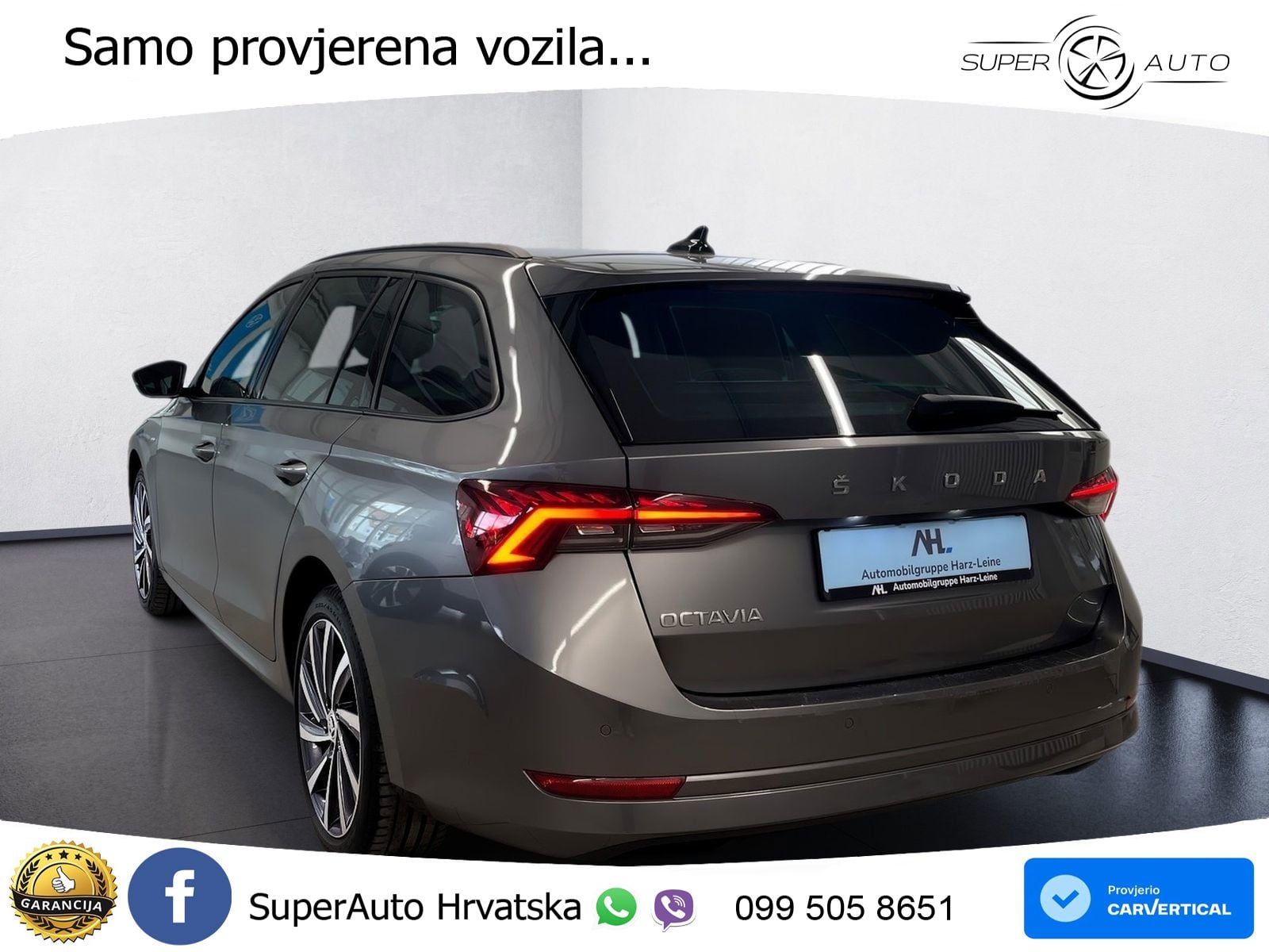 Škoda Octavia Combi 2.0 TDI (150 KS) DSG LED+GR SJED+ACC