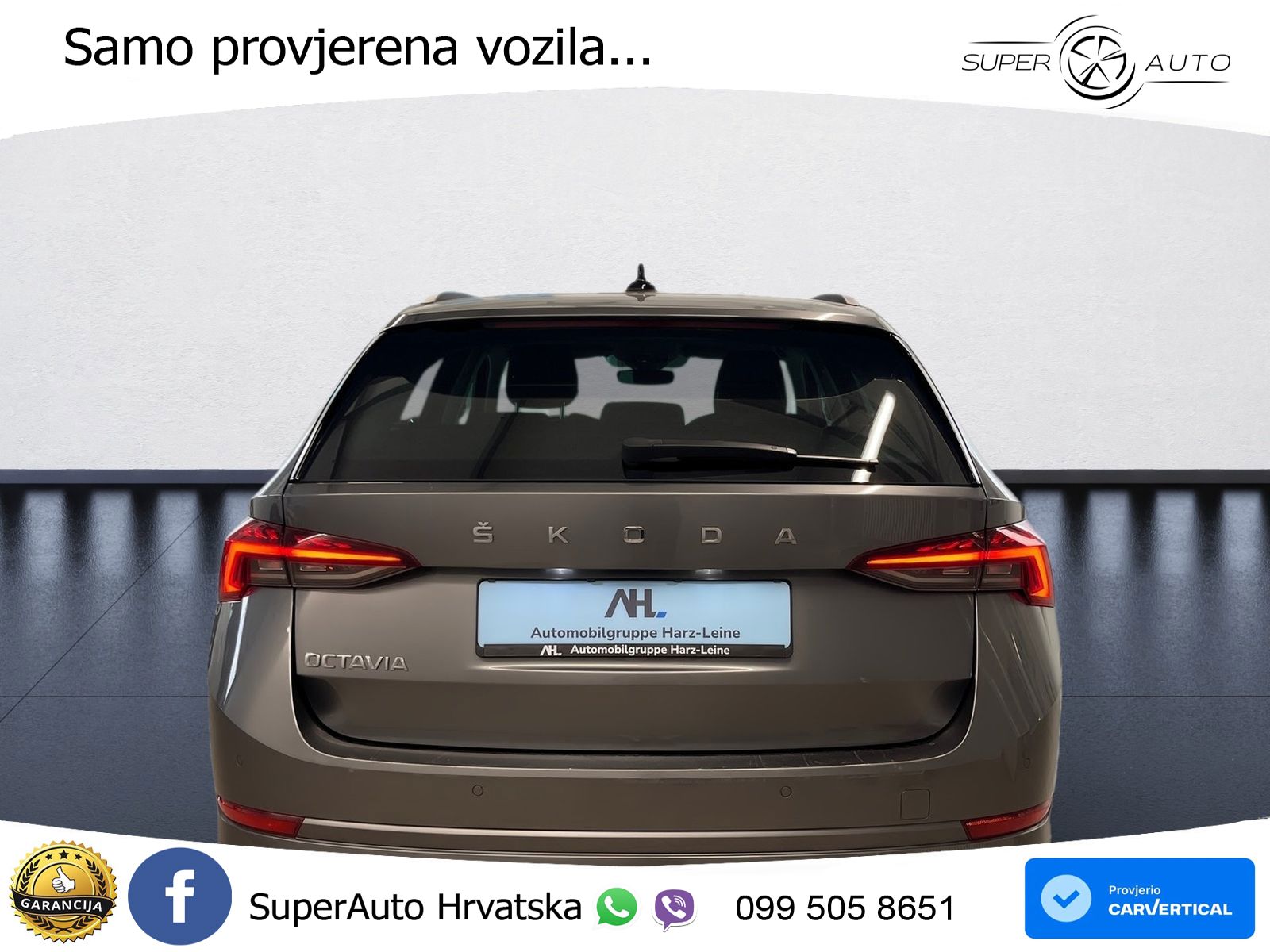 Škoda Octavia Combi 2.0 TDI (150 KS) DSG LED+GR SJED+ACC