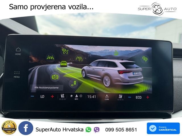 Škoda Octavia Combi iV 1.4 TSI (204 KS) DSG LED+GR SJED+ACC