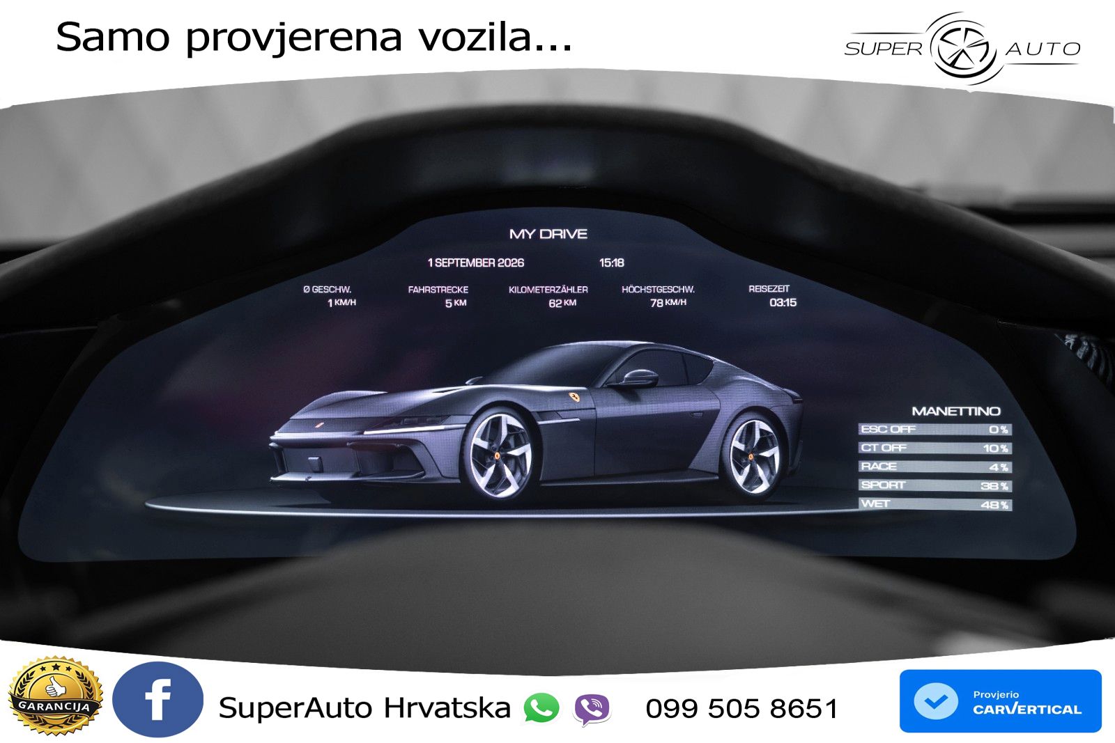 Ferrari 12Cilindri 6.5 V12 (830 KS) DCT