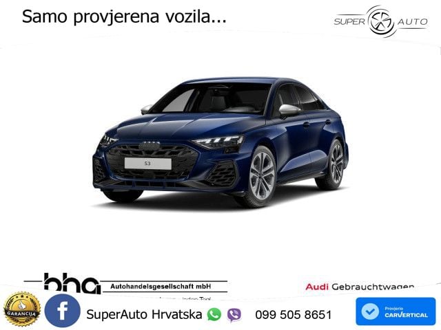 Audi S3 Limuzina 2.0 TFSI (333 KS) quattro S tronic LED+GR SJED+ACC