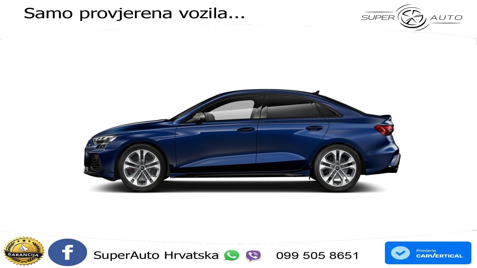 Audi S3 Limuzina 2.0 TFSI (333 KS) quattro S tronic LED+GR SJED+ACC