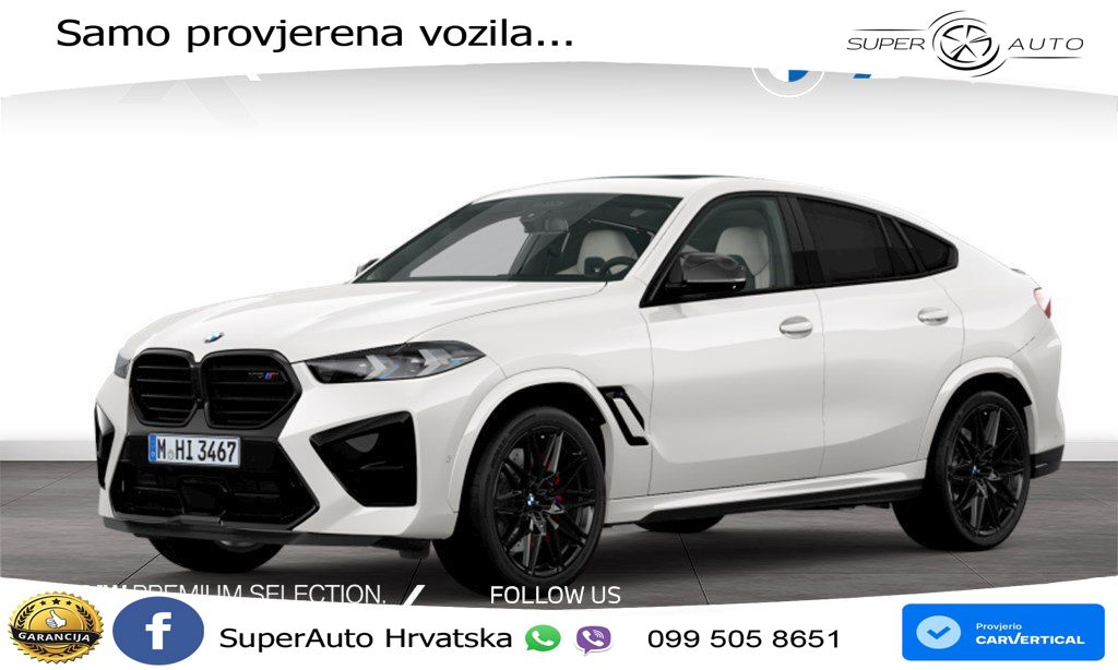 BMW X6 M Competition 4.4 V8 (625 KS) xDrive Steptronic LED+GR SJED+ACC