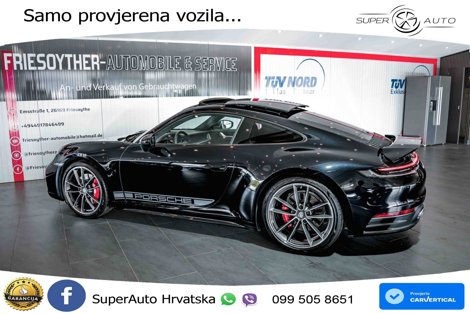 Porsche 911 Carrera S 3.0 (450 KS) PDK ZRAČNI+ACC+GR SJED+KAM+PANO