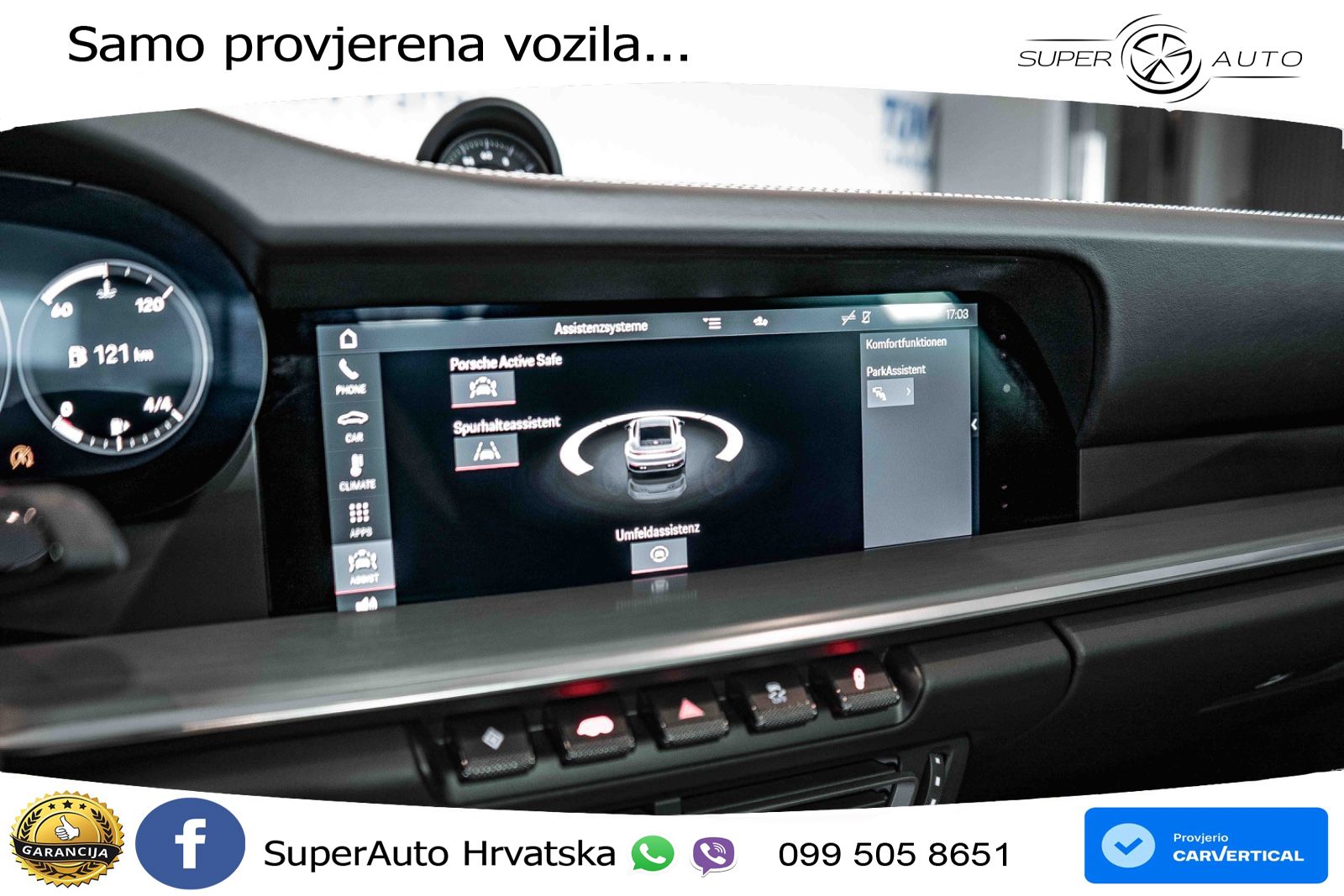 Porsche 911 Carrera S 3.0 (450 KS) PDK ZRAČNI+ACC+GR SJED+KAM+PANO