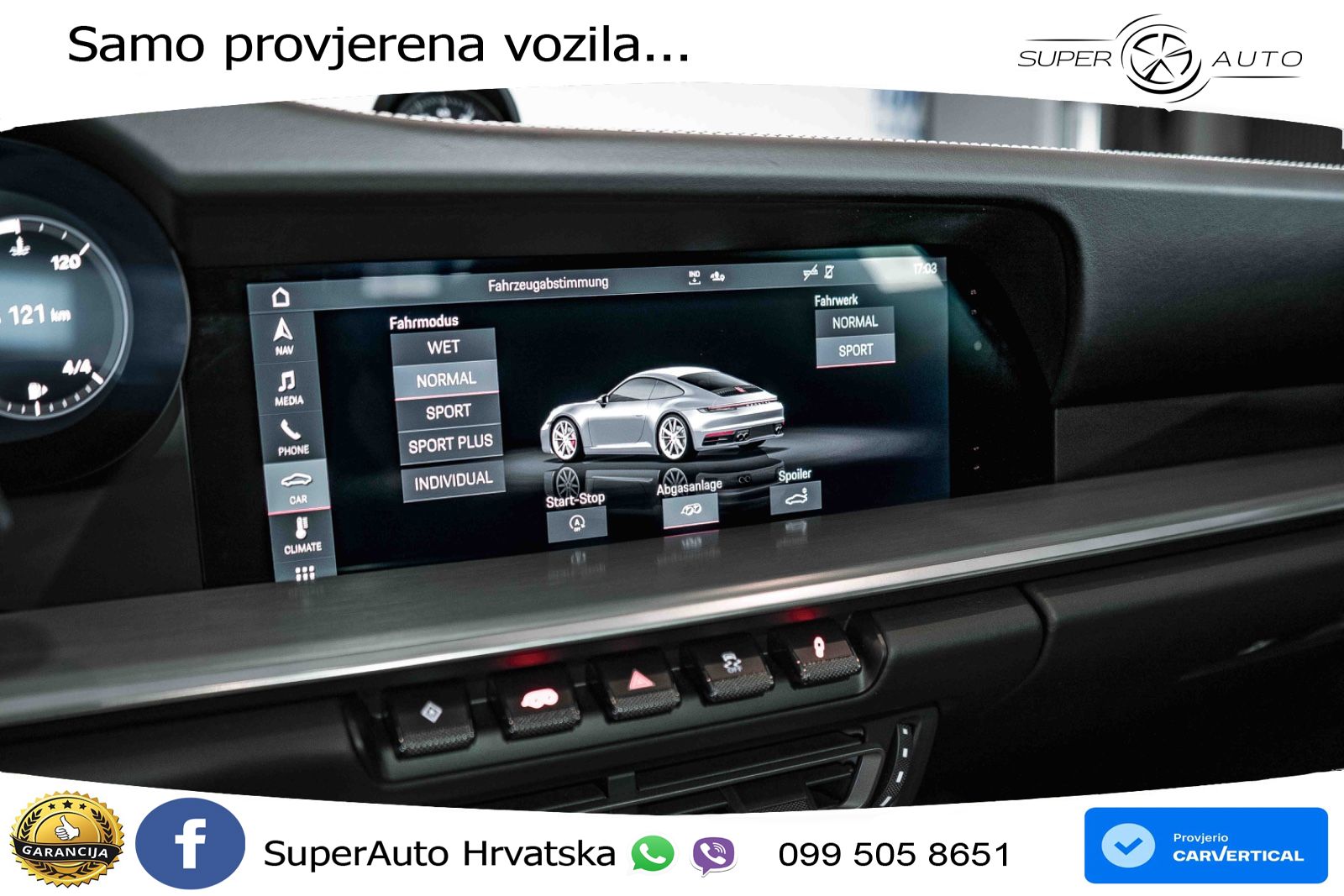 Porsche 911 Carrera S 3.0 (450 KS) PDK ZRAČNI+ACC+GR SJED+KAM+PANO