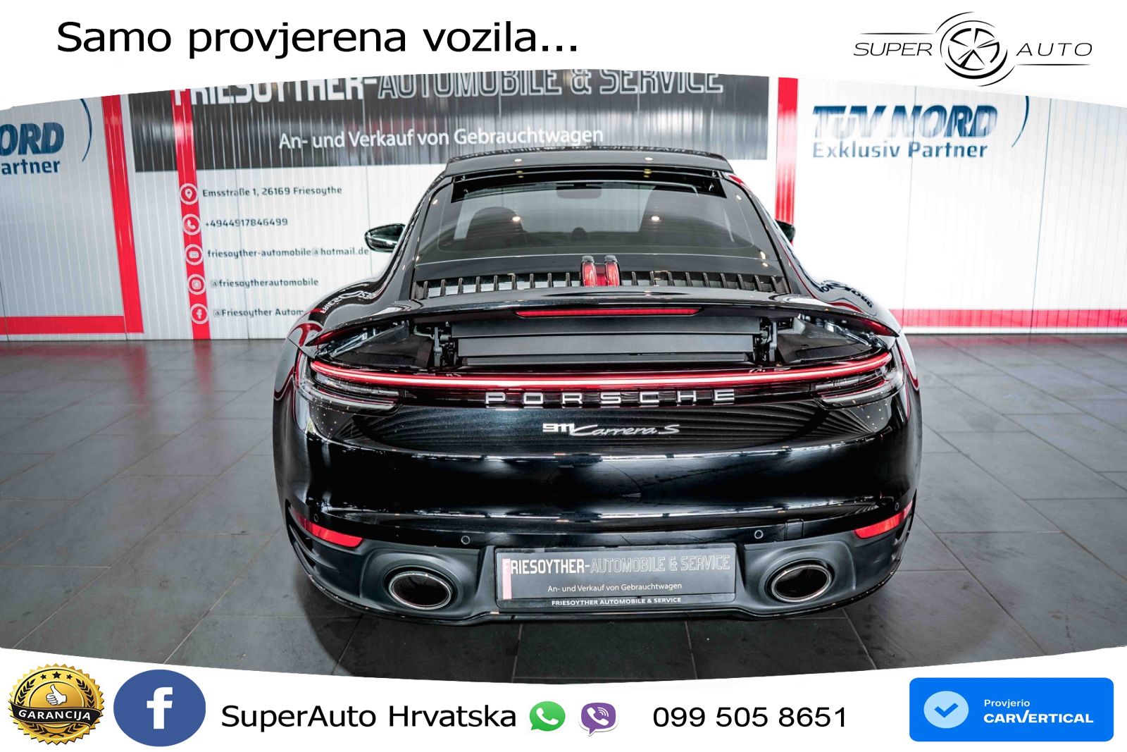 Porsche 911 Carrera S 3.0 (450 KS) PDK ZRAČNI+ACC+GR SJED+KAM+PANO