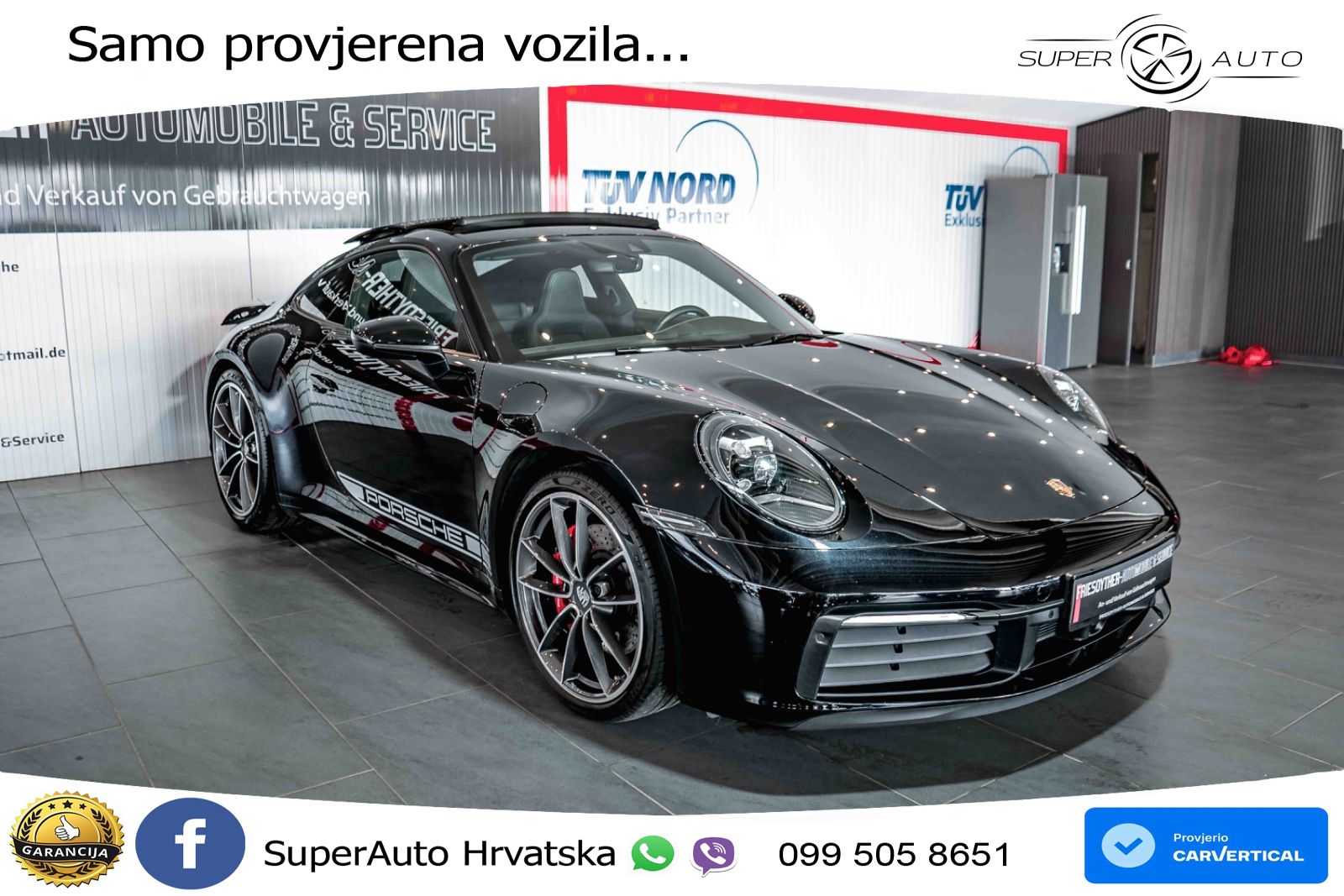 Porsche 911 Carrera S 3.0 (450 KS) PDK ZRAČNI+ACC+GR SJED+KAM+PANO