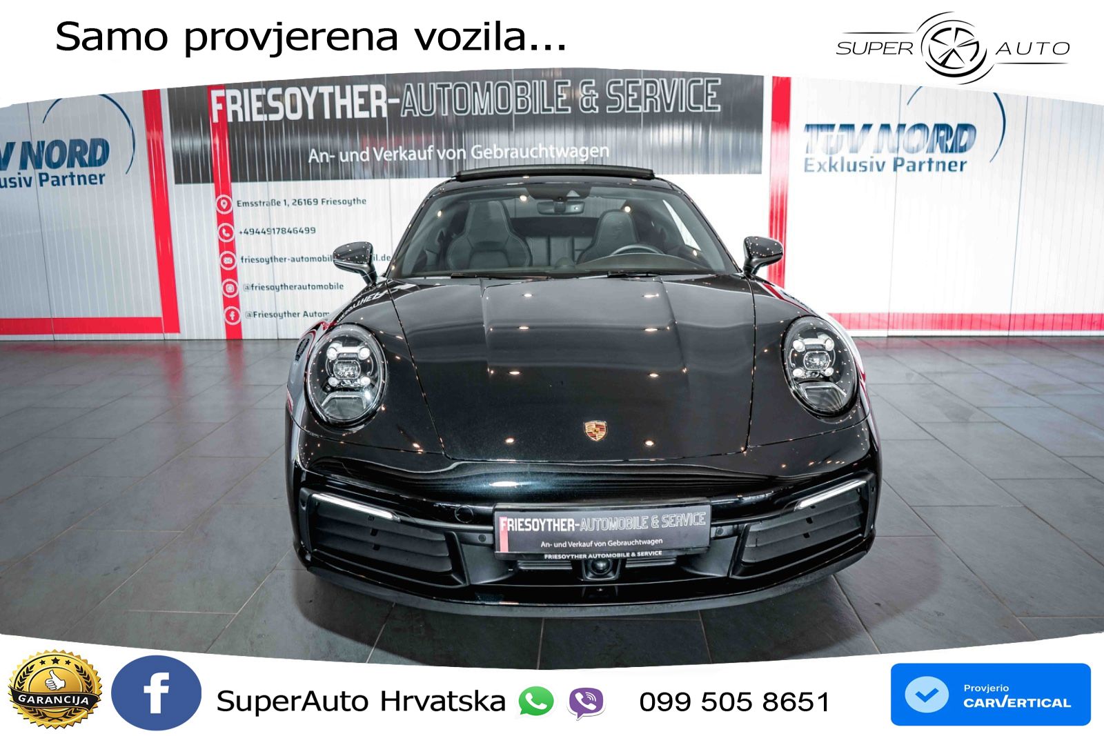 Porsche 911 Carrera S 3.0 (450 KS) PDK ZRAČNI+ACC+GR SJED+KAM+PANO