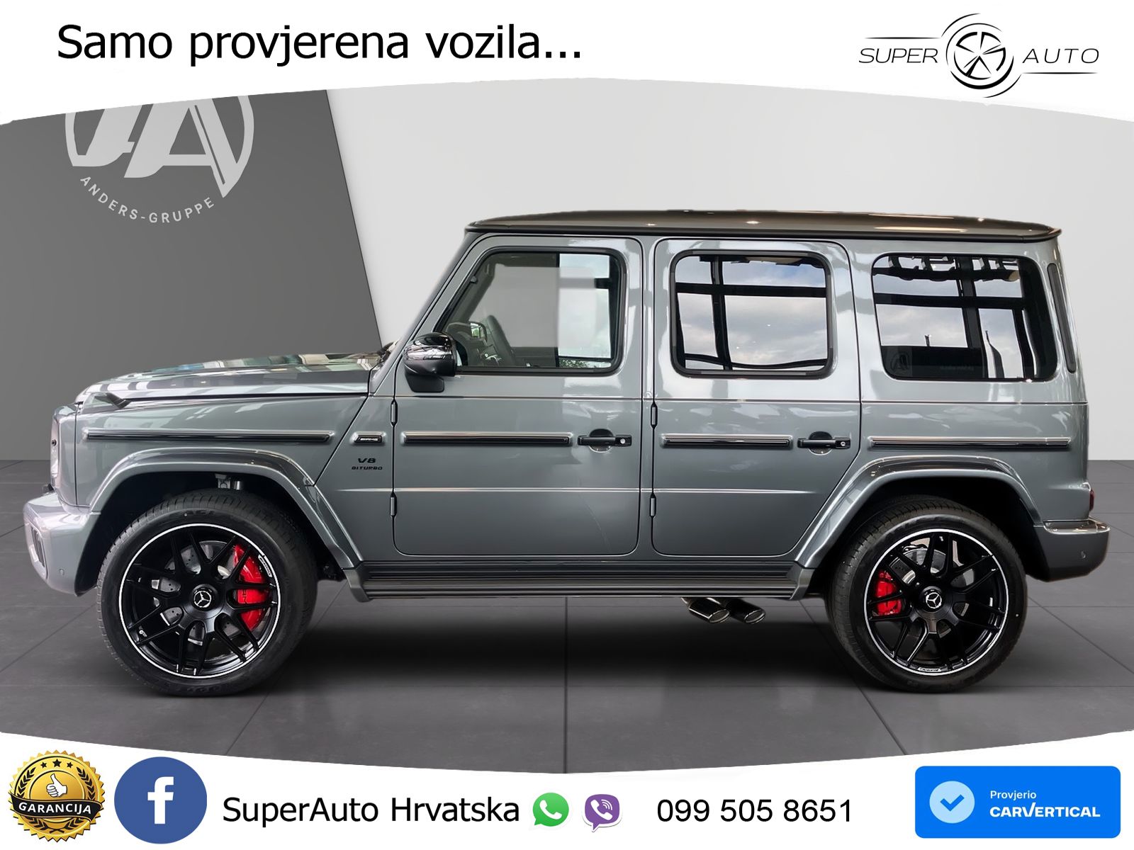 Mercedes AMG G 63 Long V8 (585 KS) 4MATIC 9G-TRONIC AMG SPEEDSHIFT TCT LED+ACC