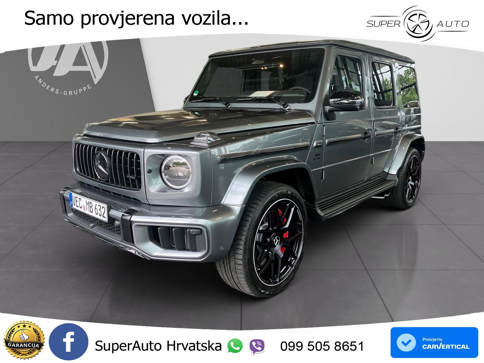 Mercedes AMG G 63 Long V8 (585 KS) 4MATIC 9G-TRONIC AMG SPEEDSHIFT TCT LED+ACC