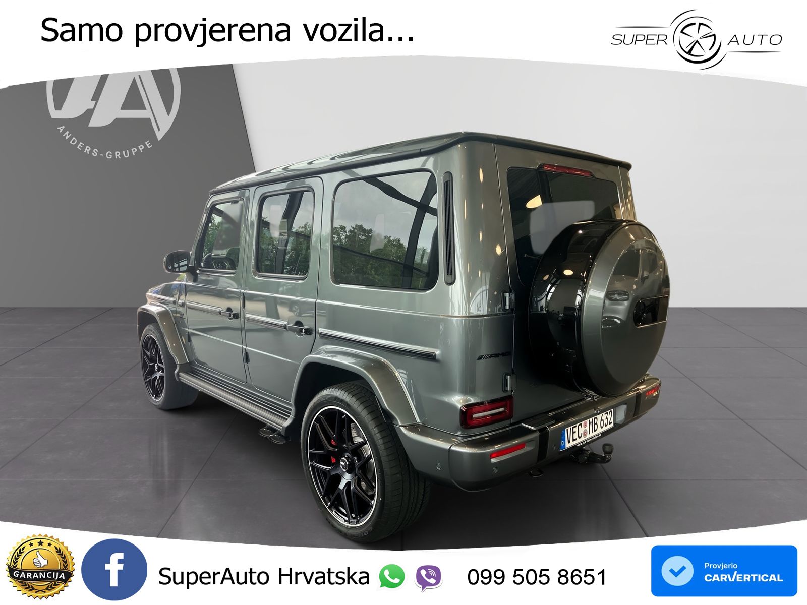 Mercedes AMG G 63 Long V8 (585 KS) 4MATIC 9G-TRONIC AMG SPEEDSHIFT TCT LED+ACC