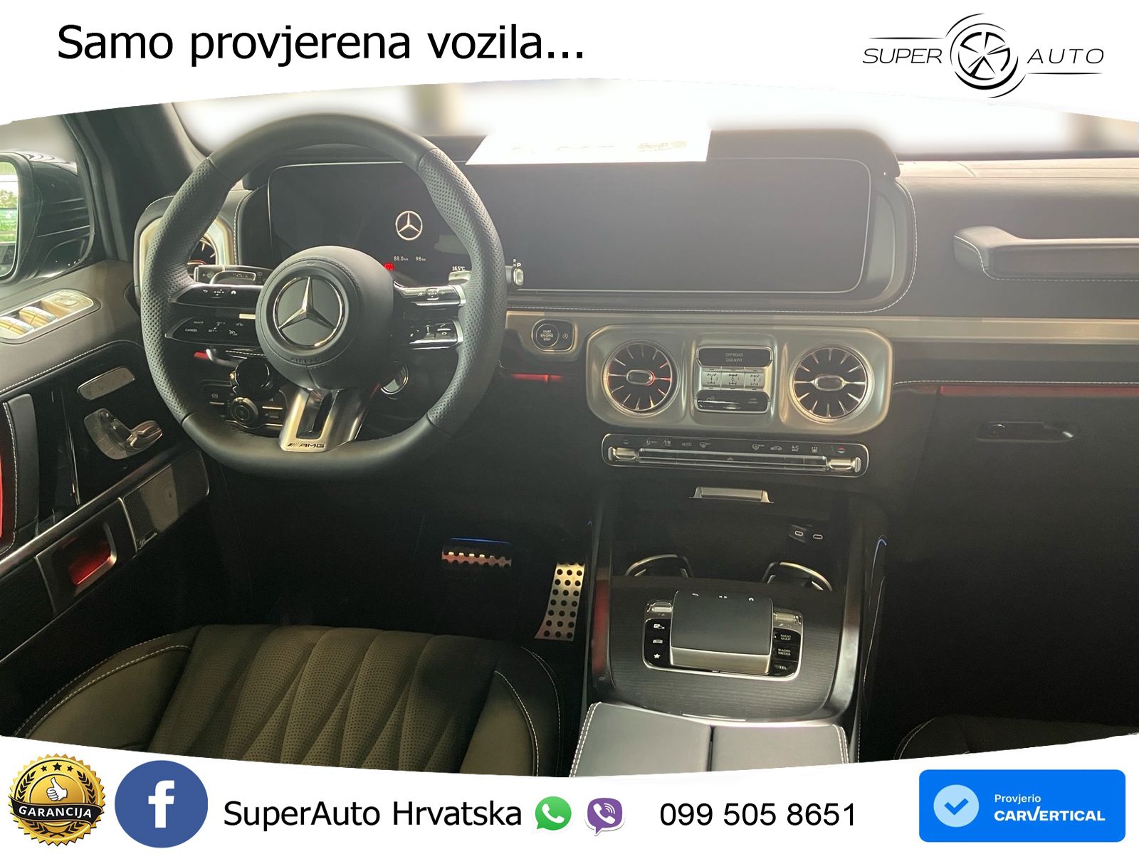 Mercedes AMG G 63 Long V8 (585 KS) 4MATIC 9G-TRONIC AMG SPEEDSHIFT TCT LED+ACC