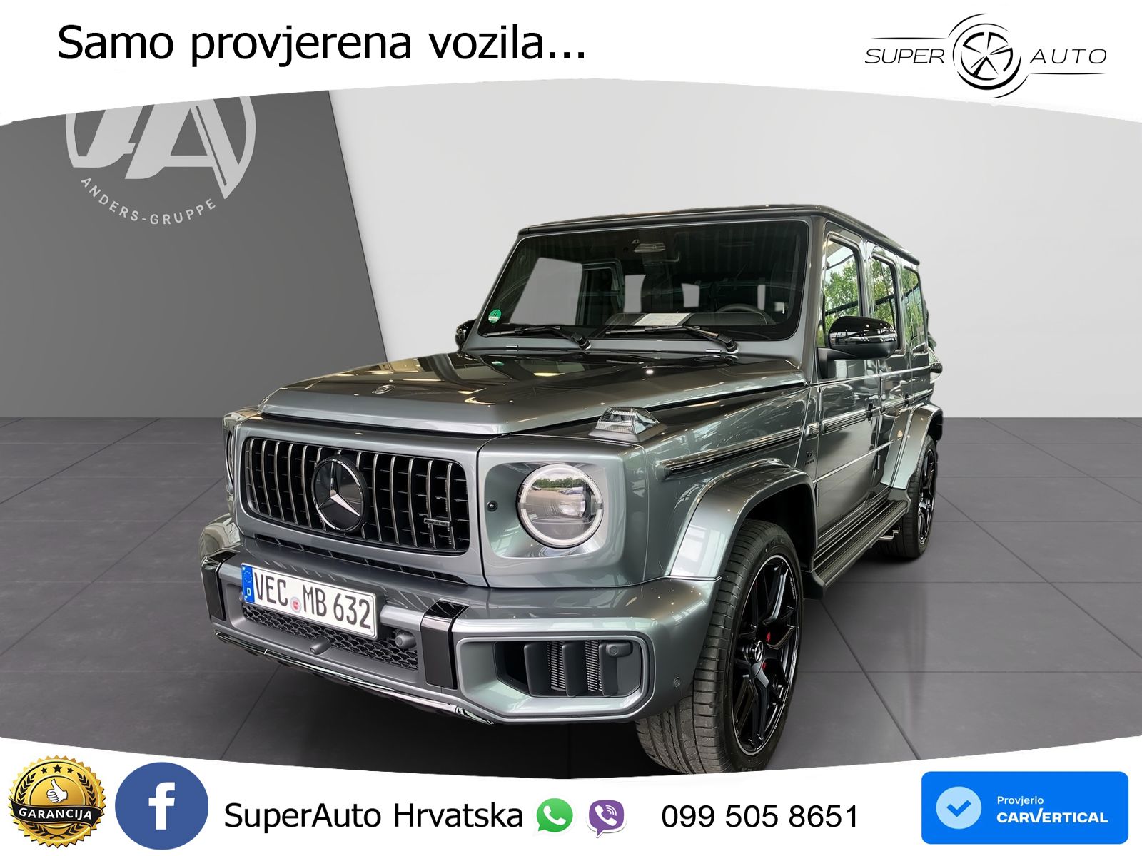 Mercedes AMG G 63 Long V8 (585 KS) 4MATIC 9G-TRONIC AMG SPEEDSHIFT TCT LED+ACC