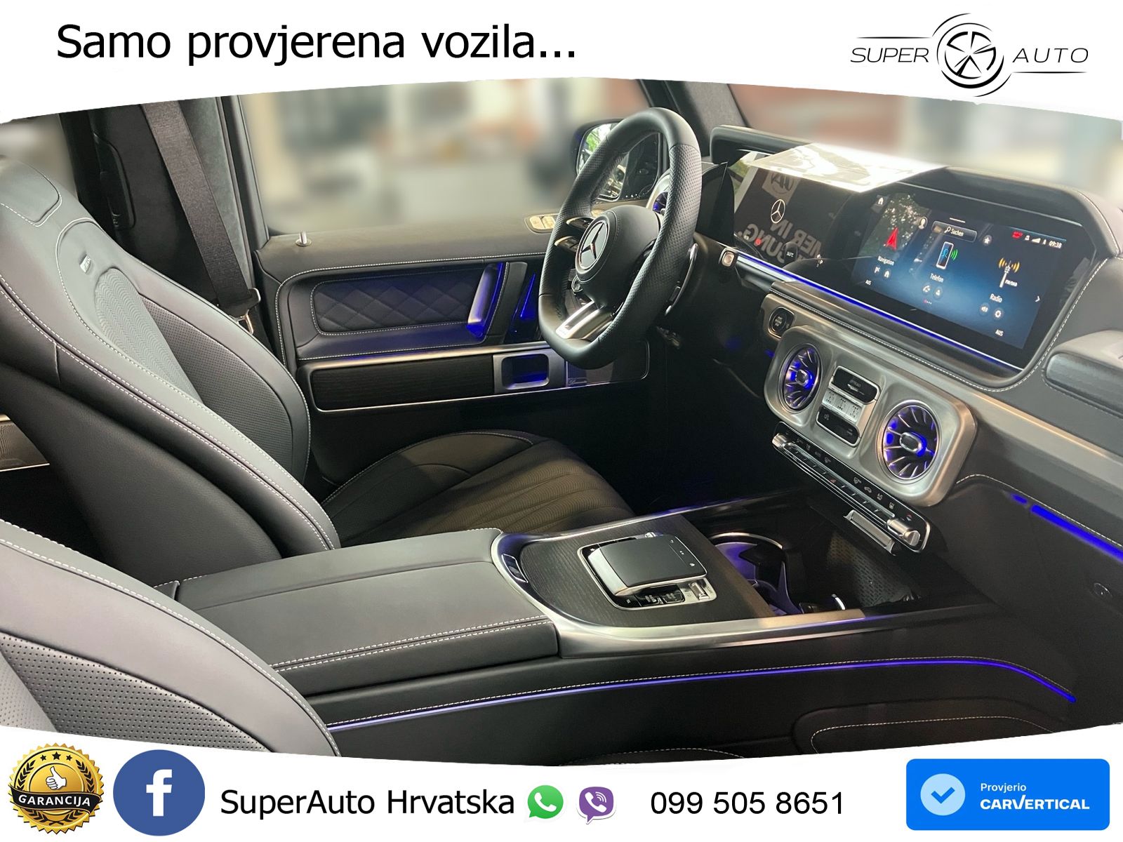 Mercedes AMG G 63 Long V8 (585 KS) 4MATIC 9G-TRONIC AMG SPEEDSHIFT TCT LED+ACC