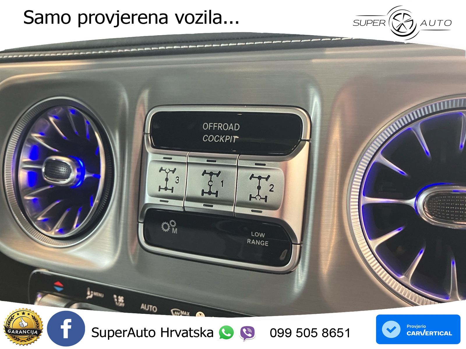 Mercedes AMG G 63 Long V8 (585 KS) 4MATIC 9G-TRONIC AMG SPEEDSHIFT TCT LED+ACC