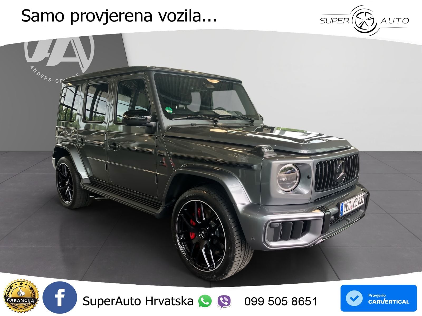 Mercedes AMG G 63 Long V8 (585 KS) 4MATIC 9G-TRONIC AMG SPEEDSHIFT TCT LED+ACC
