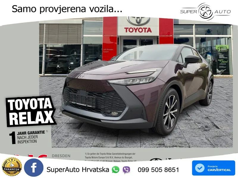 Toyota C-HR 1.8 (140 KS) Hybrid e-CVT Team Deutschland LED+GR SJED+ACC