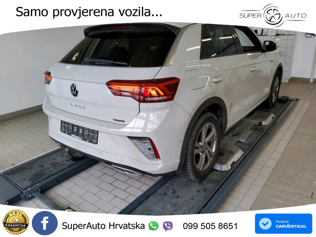 Volkswagen T-Roc 2.0 TSI (190 KS) 4M DSG R-Line LED+GR SJED+ACC