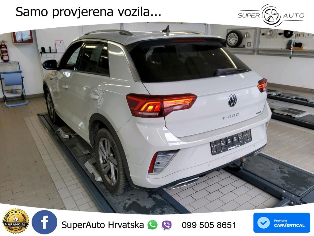 Volkswagen T-Roc 2.0 TSI (190 KS) 4M DSG R-Line LED+GR SJED+ACC