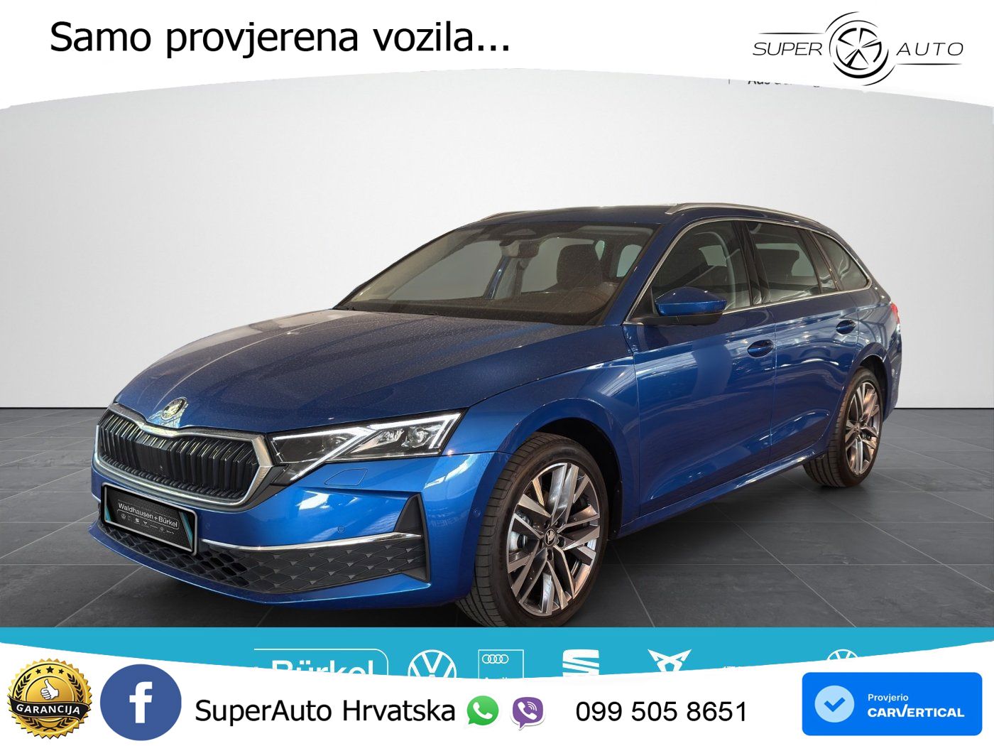 Škoda Octavia Combi 1.5 TSI (150 KS) DSG LED+GR SJED+ACC