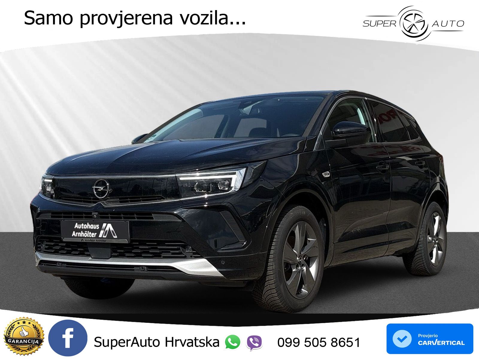 Opel Grandland 1.2i Turbo (130 KS) Automatic Elegance LED+GR SJED+ACC