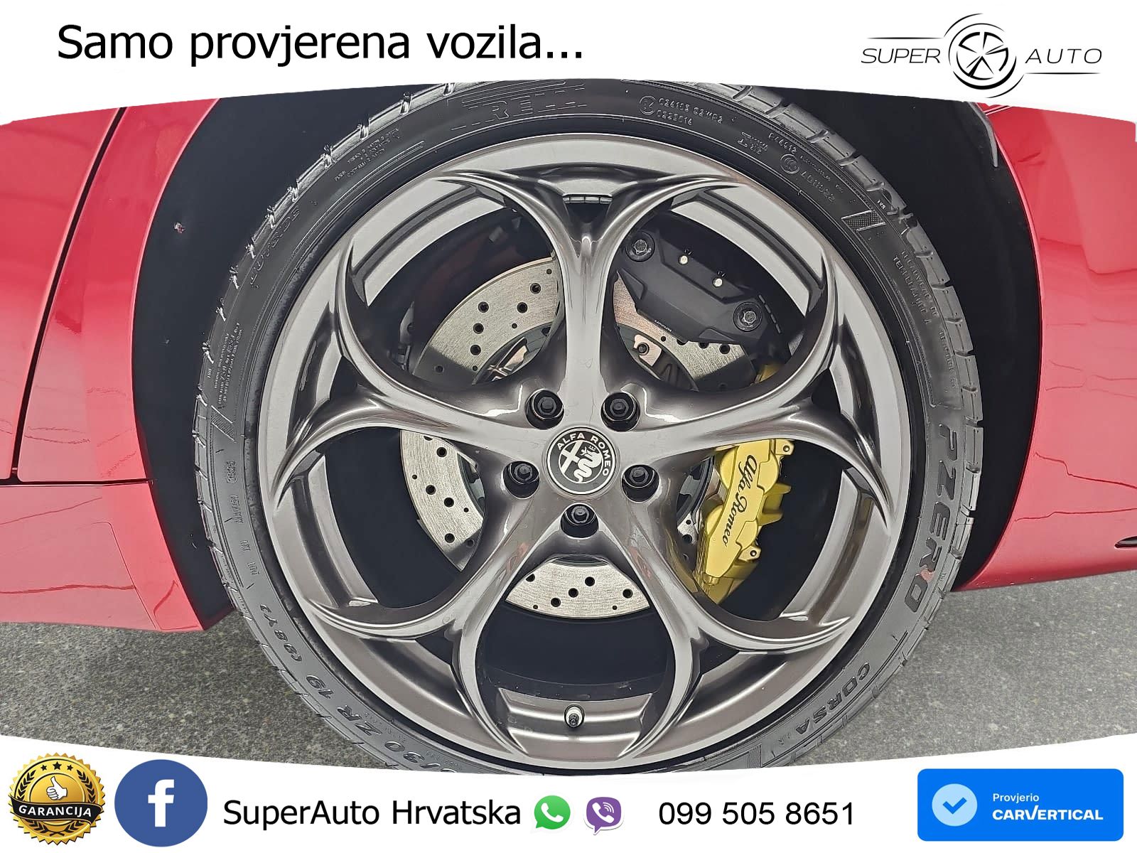 Alfa Romeo Giulia Quadrifoglio 2.9 V6 Bi-Turbo (520 KS) Automatic LED+GR SJED+ACC