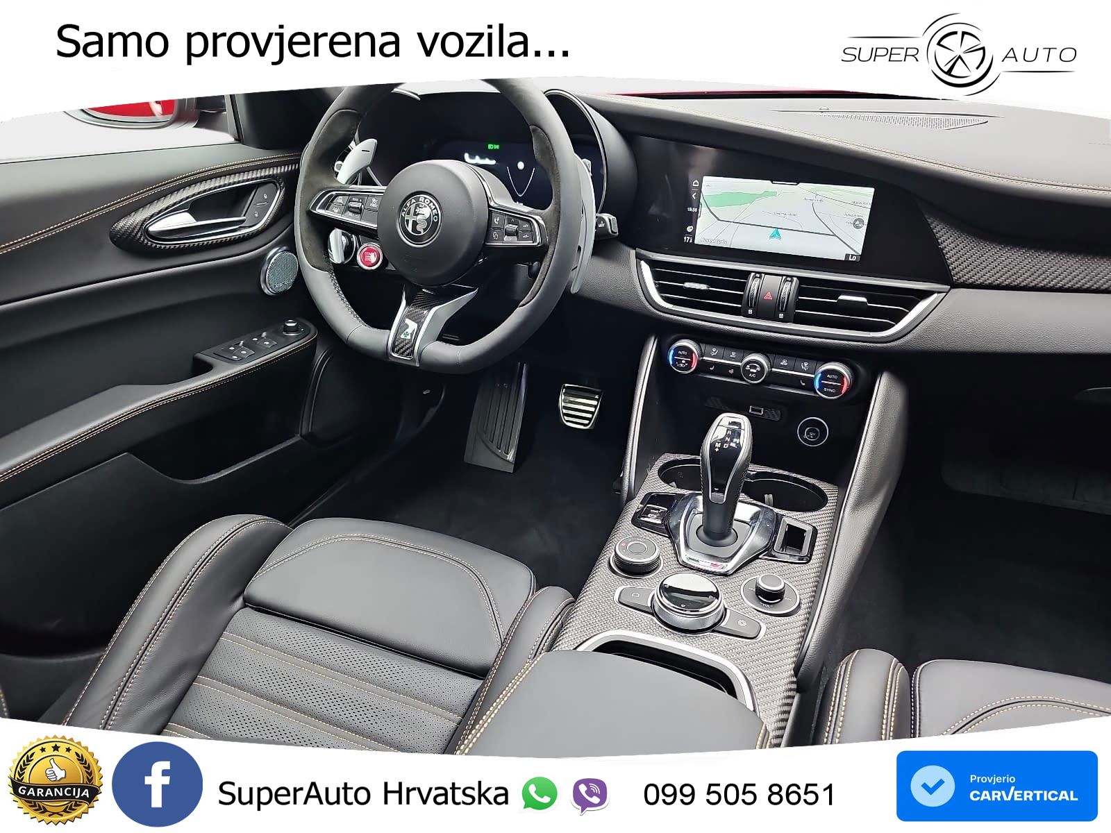 Alfa Romeo Giulia Quadrifoglio 2.9 V6 Bi-Turbo (520 KS) Automatic LED+GR SJED+ACC