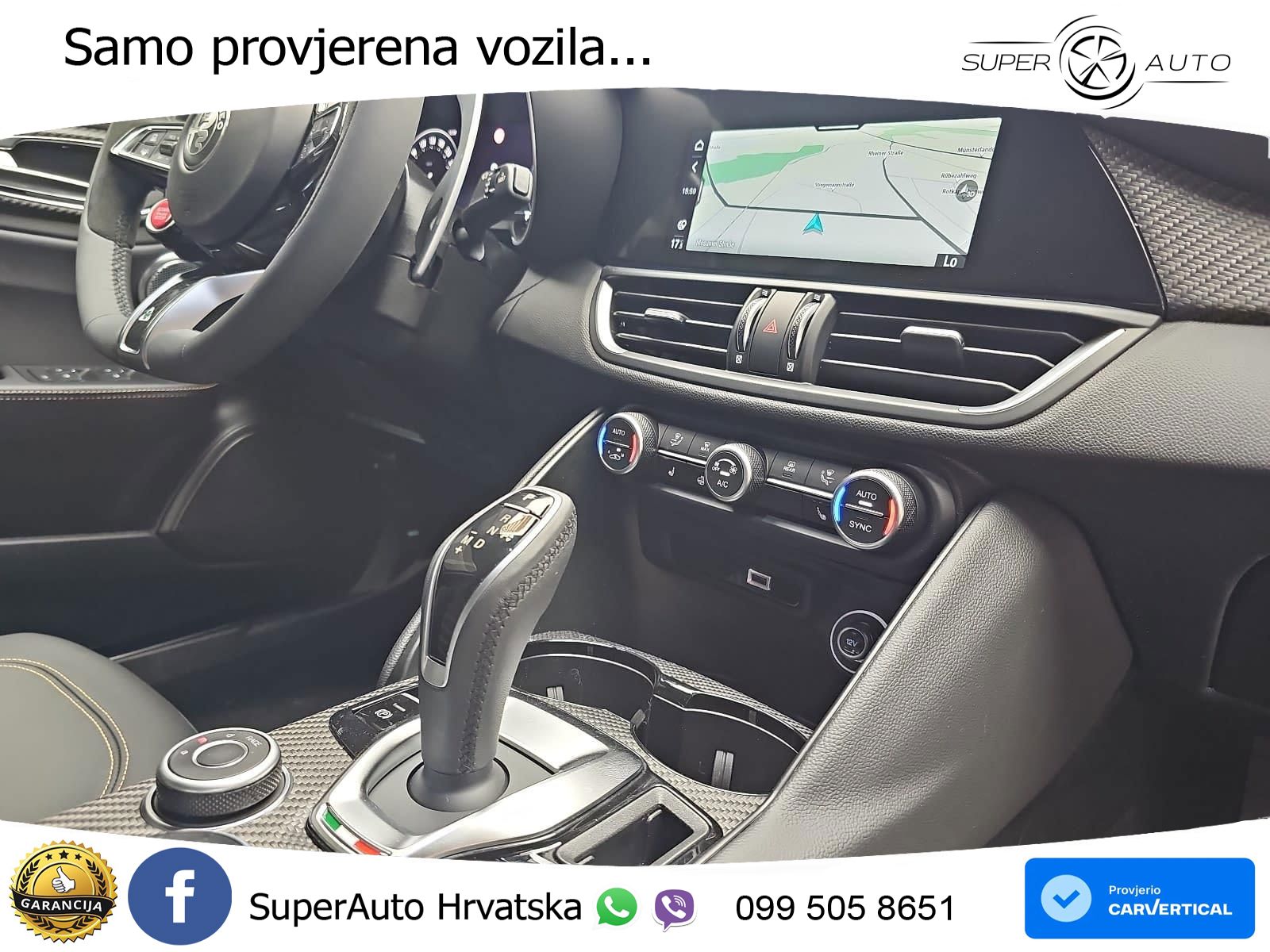 Alfa Romeo Giulia Quadrifoglio 2.9 V6 Bi-Turbo (520 KS) Automatic LED+GR SJED+ACC