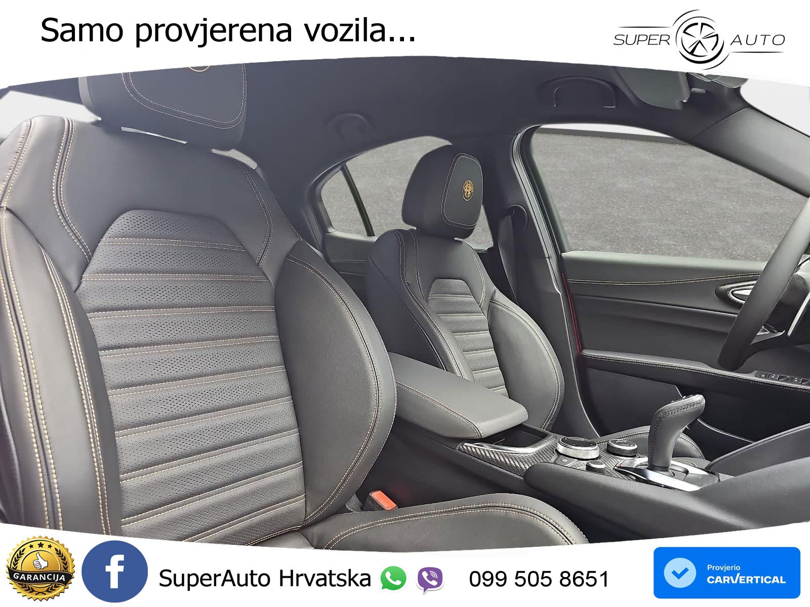 Alfa Romeo Giulia Quadrifoglio 2.9 V6 Bi-Turbo (520 KS) Automatic LED+GR SJED+ACC