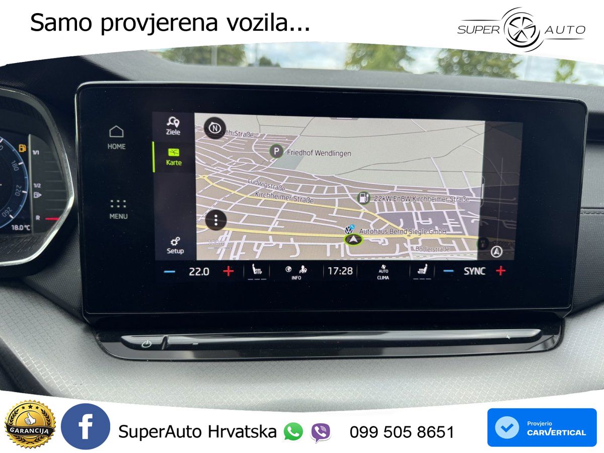 Škoda Octavia Combi 2.0 TDI (150 KS) LED+GR SJED+ACC