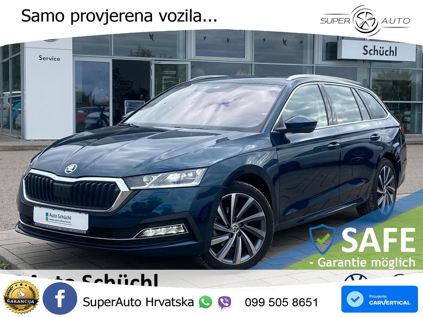 Škoda Octavia Combi 1.5 TSI EVO e-TEC (150 KS) DSG MATRIX+GR SJED+KAM