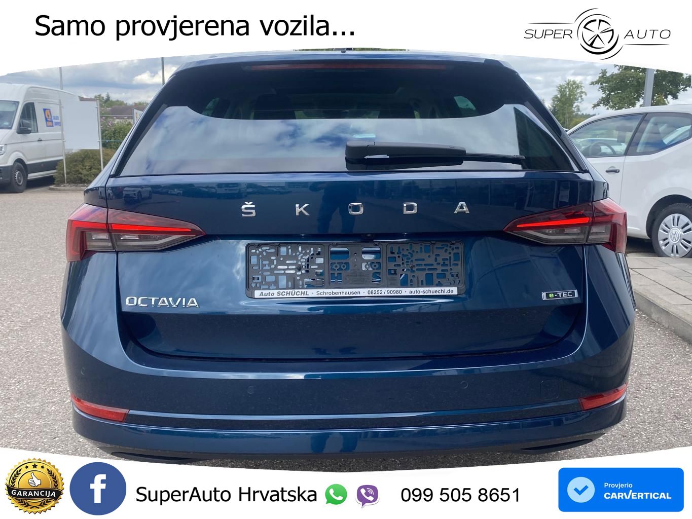 Škoda Octavia Combi 1.5 TSI EVO e-TEC (150 KS) DSG MATRIX+GR SJED+KAM