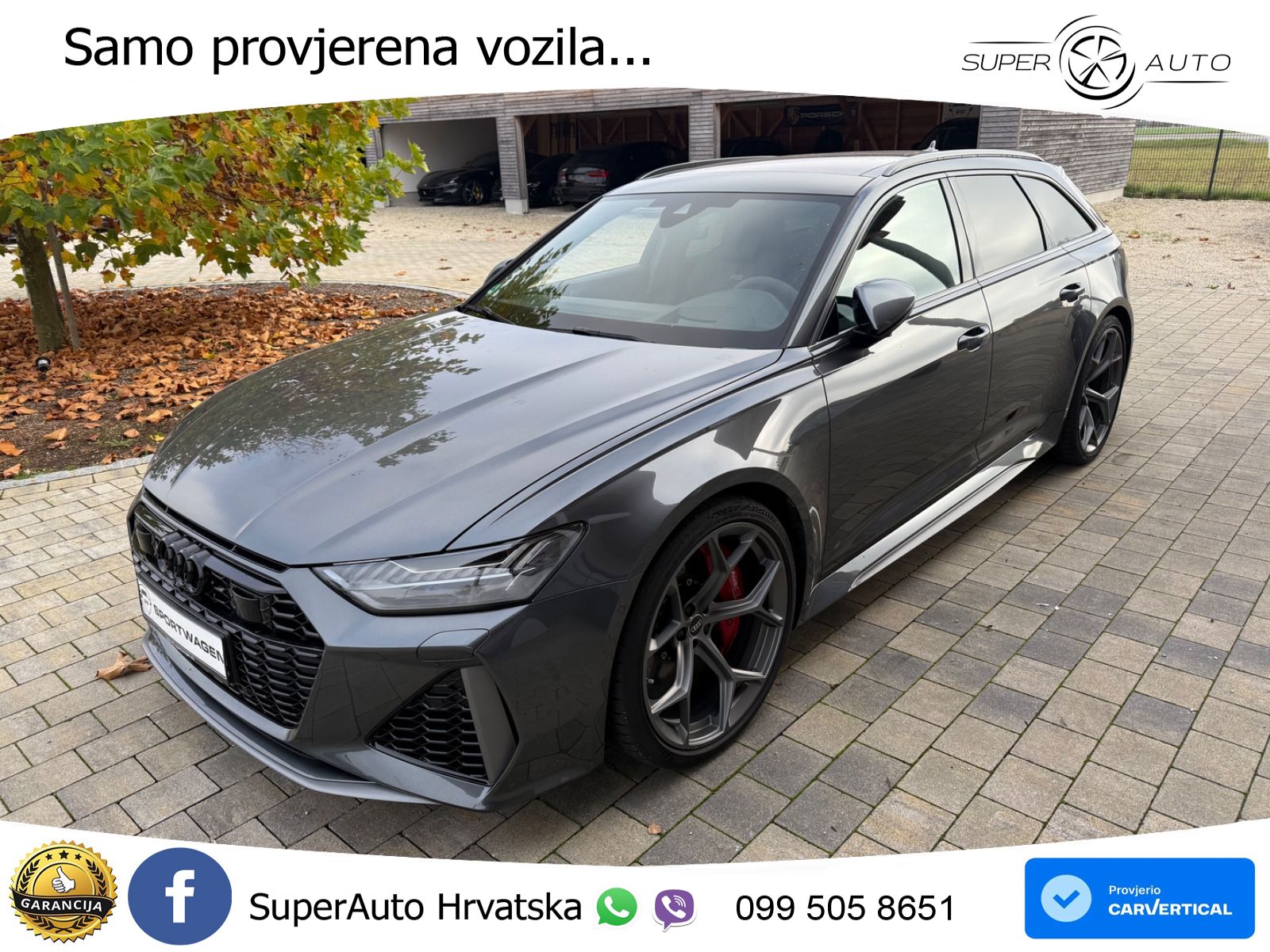 Audi RS6 Avant 4.0 TFSI V8 performance (630 KS)  quattro tiptronic