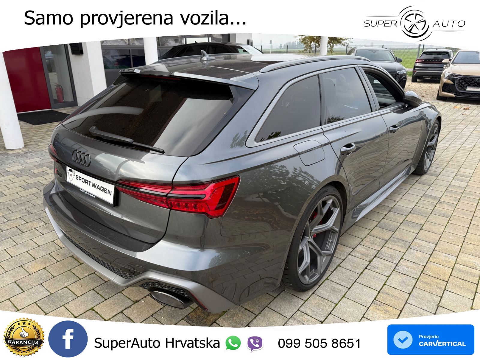 Audi RS6 Avant 4.0 TFSI V8 performance (630 KS)  quattro tiptronic