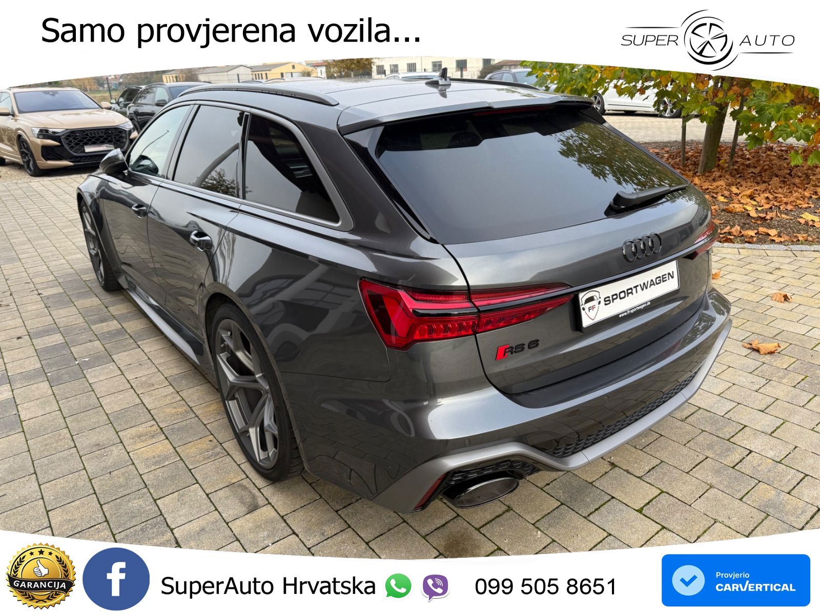 Audi RS6 Avant 4.0 TFSI V8 performance (630 KS)  quattro tiptronic