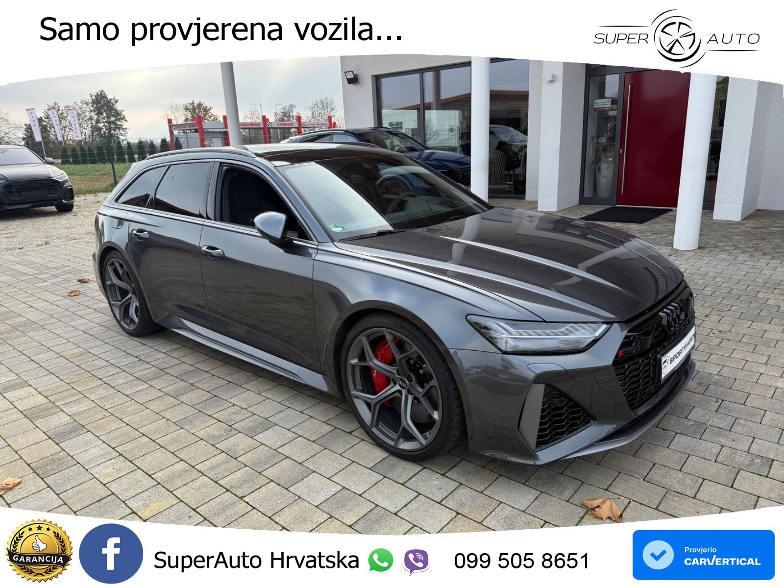 Audi RS6 Avant 4.0 TFSI V8 performance (630 KS)  quattro tiptronic