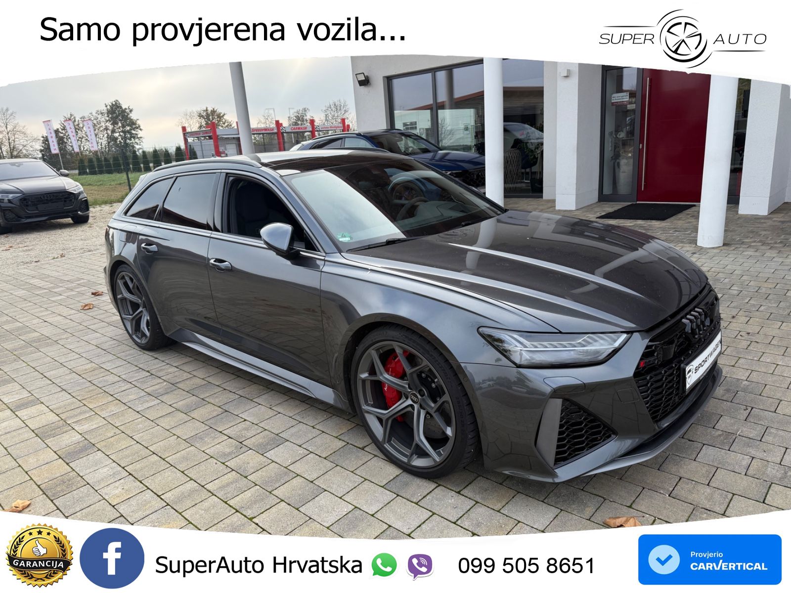 Audi RS6 Avant 4.0 TFSI V8 performance (630 KS)  quattro tiptronic