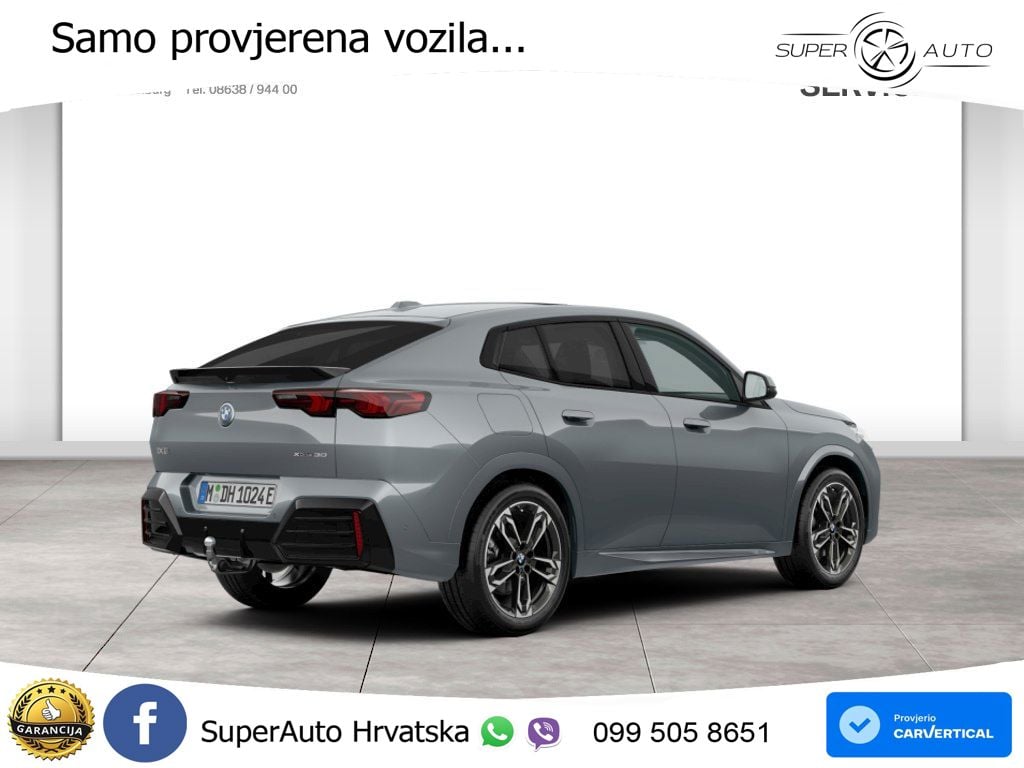 BMW iX2 66.5 kWh (313 KS) xDrive30 M Sport LED+GR SJED+ACC