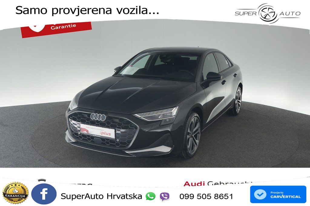 Audi A3 Limuzina 35 TFSI (150 KS) S tronic advanced LED+GR SJED+ACC