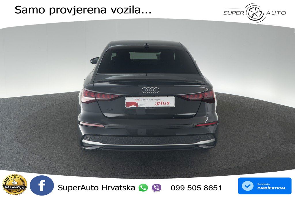 Audi A3 Limuzina 35 TFSI (150 KS) S tronic advanced LED+GR SJED+ACC