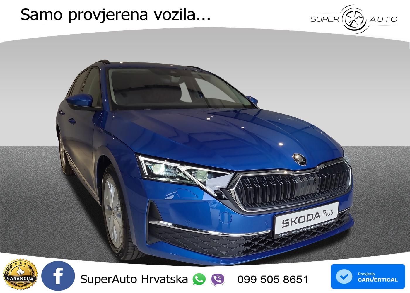 Škoda Octavia Combi 1.5 TSI (150 KS) DSG Selection MATRIX+GR SJED+KAM