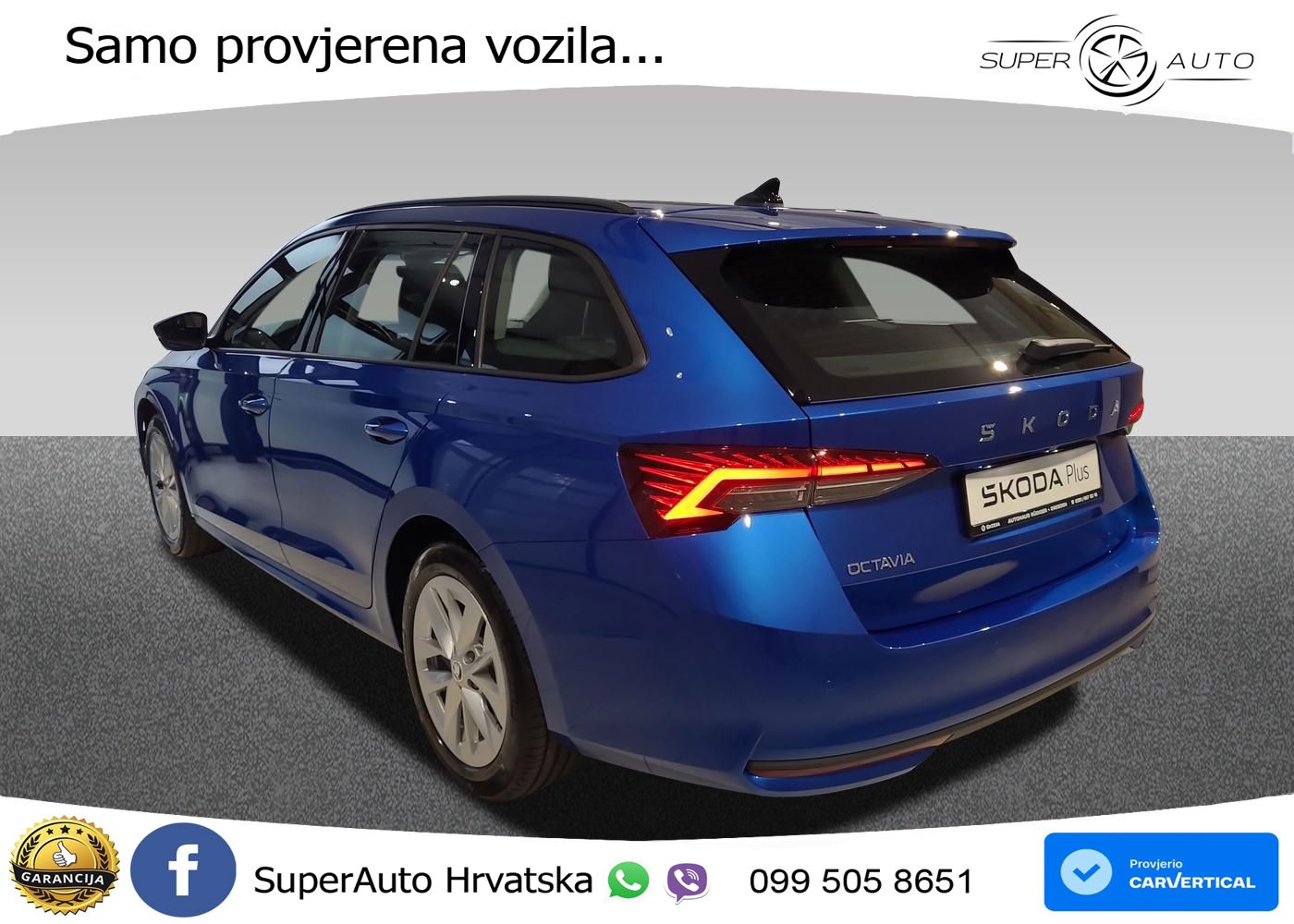 Škoda Octavia Combi 1.5 TSI (150 KS) DSG Selection MATRIX+GR SJED+KAM